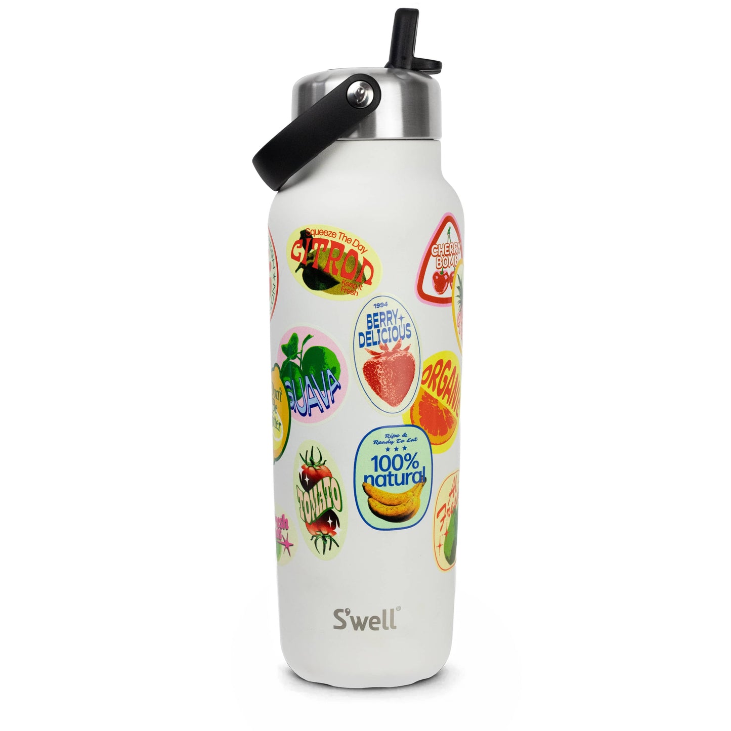 explorer-with-flip-straw-lid-40oz-q4 01_Swell_Fruit_Stand_Stamp_Pattern_Moonstone_White_Front.jpg