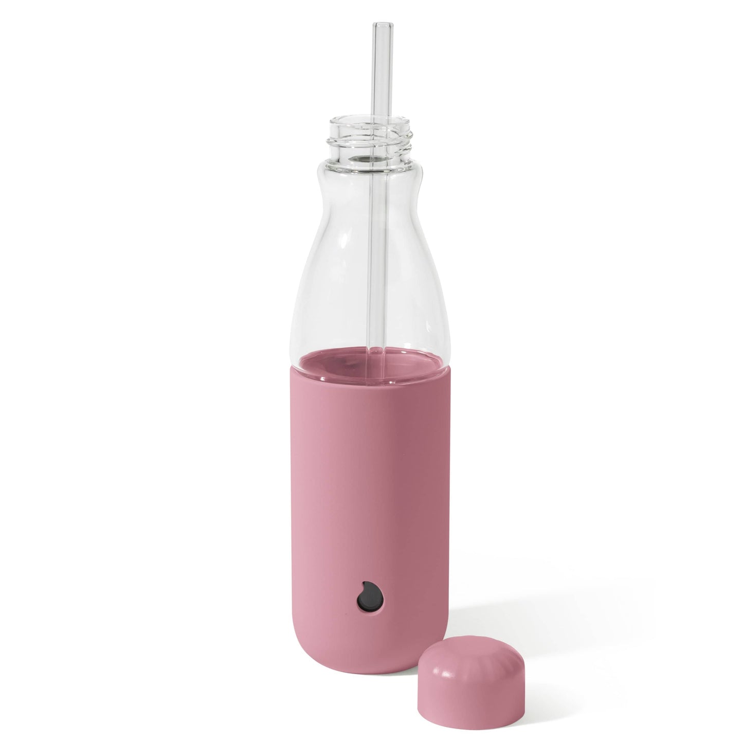 glass-original-bottle-18oz-a9 18oz_Dusty_Pink_Glass_Original_Bottle_Front_Cap_Off_Straw_In_Front_Cap_On_Straw_In.jpg