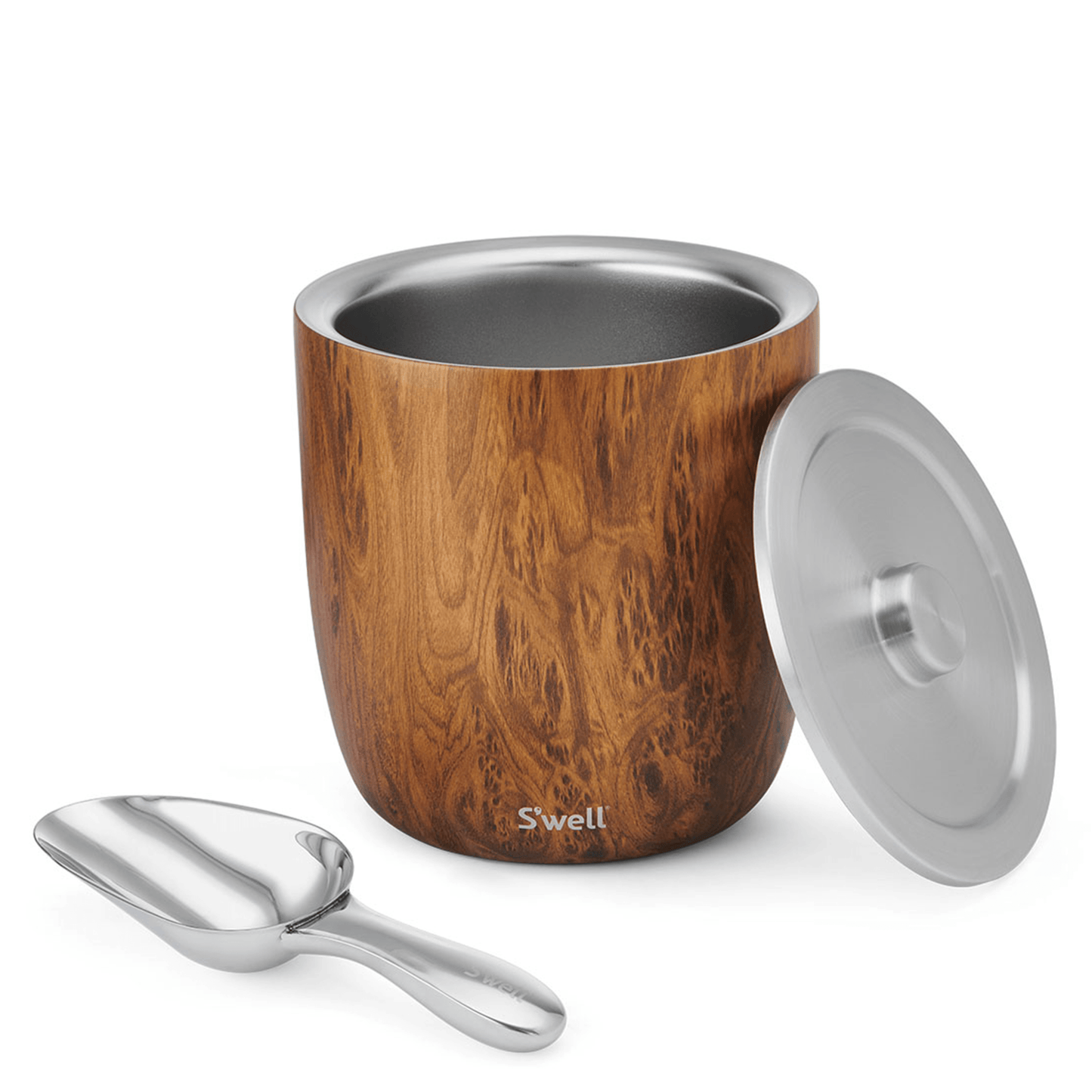 ice-bucket-xl-a3 Swell-Ice-Bucket-XL-100oz-Wood-Print-Teakwood-Angled-Lid-Off.png