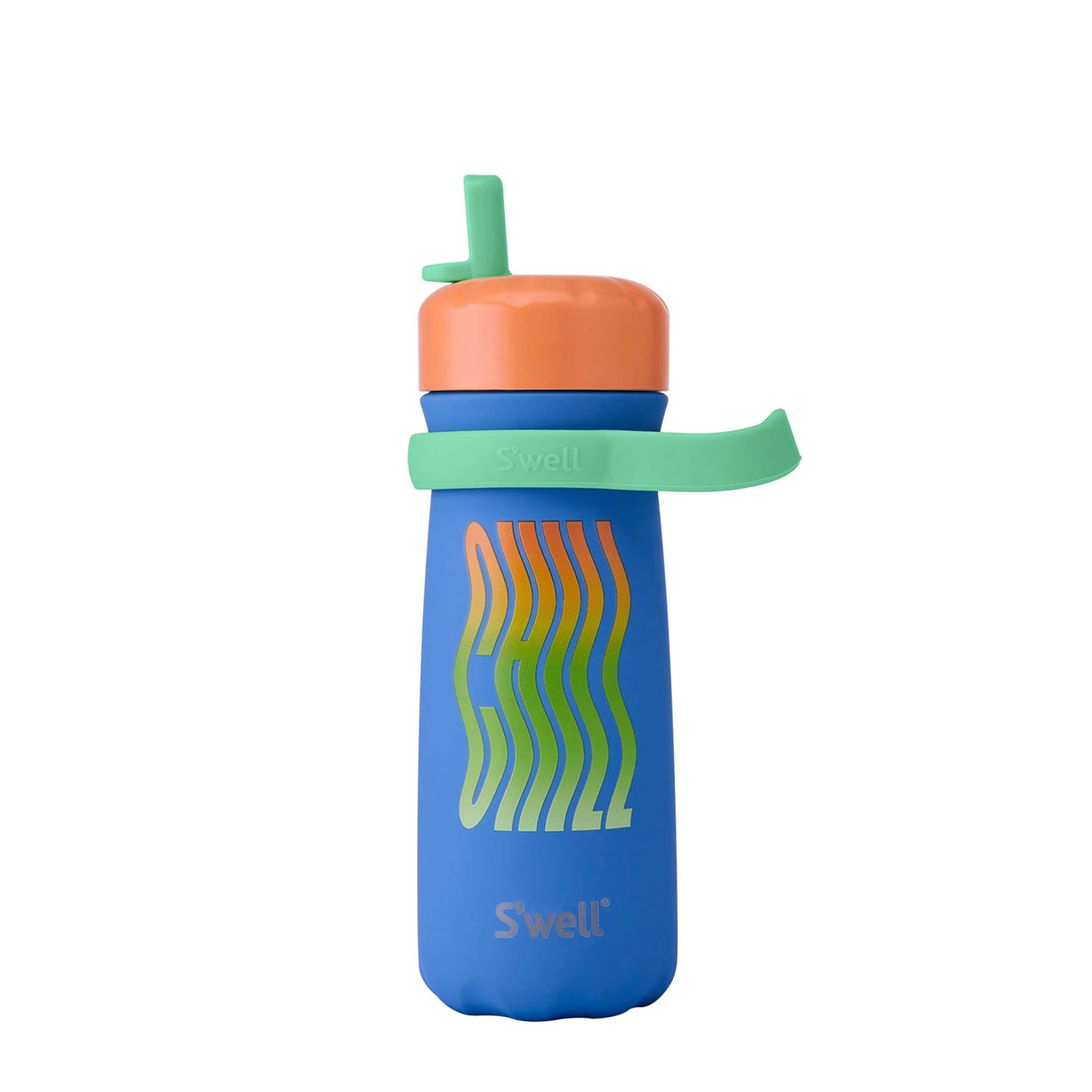 traveler-with-flip-straw-lid-16oz-u2 Swell-Kids-Water-Bottle-Traveler-16oz-Blue-Chill-Front-Lid-Up.jpg