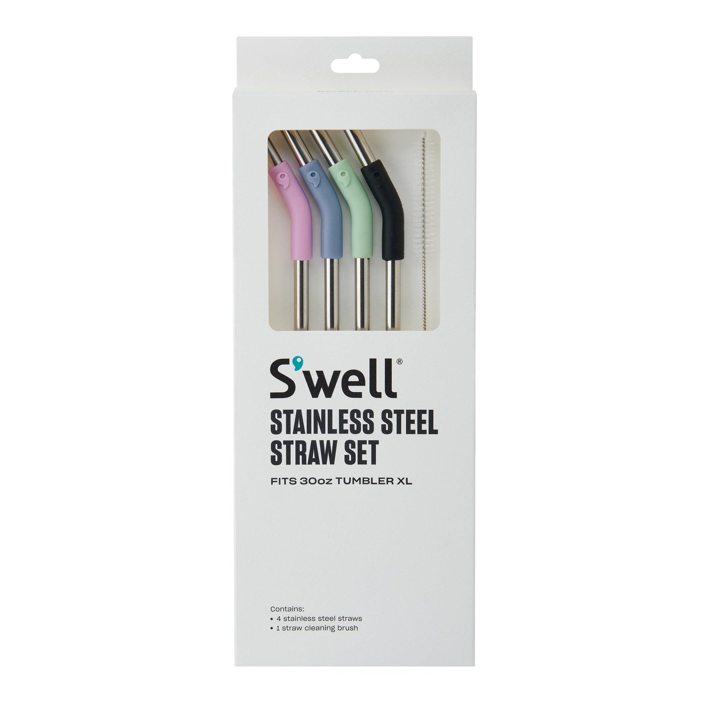 30oz-tumbler-xl-stainless-steel-straw-set-y3 Swell-Stainless-Steel-Elbow-Straws-30oz-Multicolor-Packaging.jpg