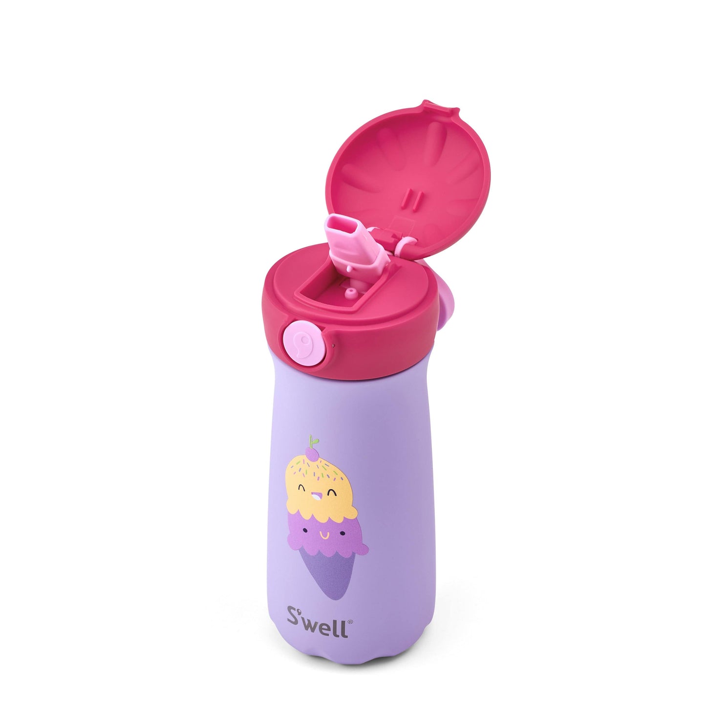 pop-top-traveler-14oz-l5 Swell14ozKidsPopTopTravelerHappyScoopsIceCreamFrontAngledTopOpen.jpg
